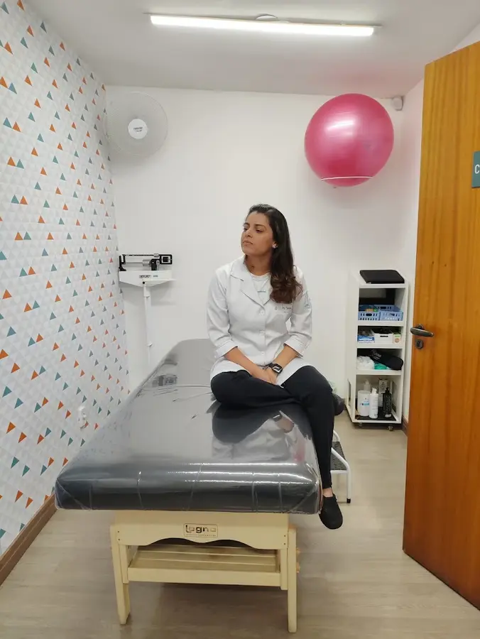 Sessão de fisioterapia